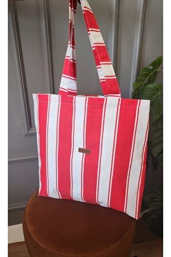ALTINPAMUK Benita Red Shoulder and Hand Bag - Multi-Purpose Bag Fabric