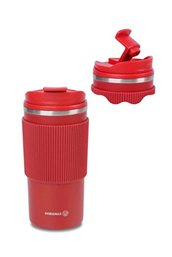 KORKMAZ Freedom Plus Red Coffee Glass A5539-1