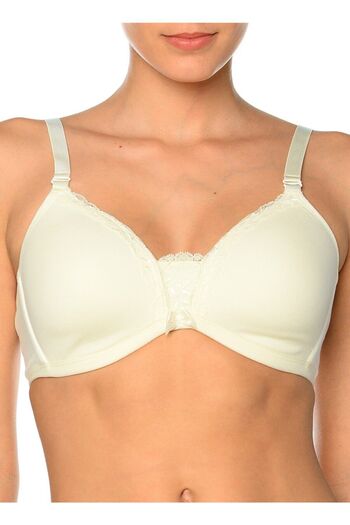 Magic Form Thin Sponge Combed Fabric No Underwire Bra 6738