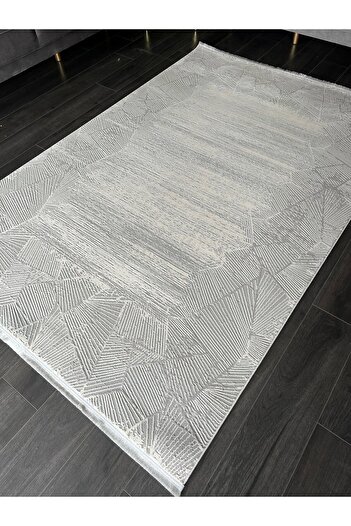 GÜMÜŞSUYU Gümüşsuyu Antibakteriyel Halı Rustic 15283 Gri