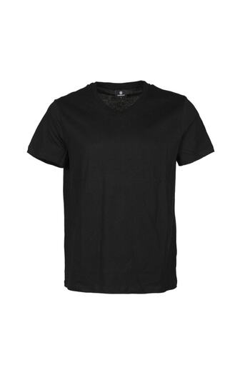 lumberjack Erkek T-shirt Siyah As00541821 100581742 Ct106 Basic V λαιμόκοψη