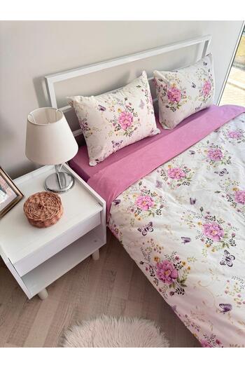 üntaş Single Double Sided Duvet Cover and Pillowcase Set
