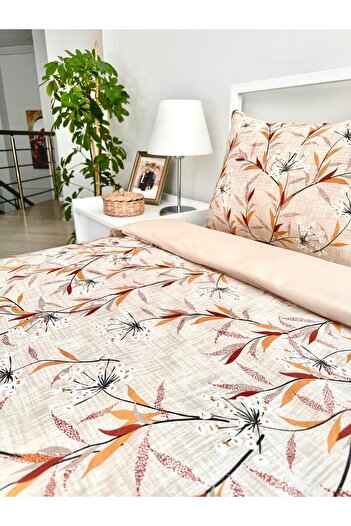 üntaş Single Double Sided Duvet Cover and Pillowcase Set