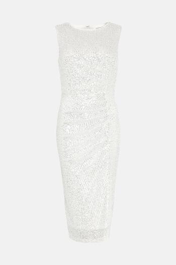 Coast Wind Cut Sequin Dress