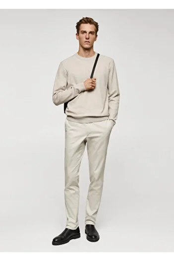 MANGO Man Textured cotton sweater