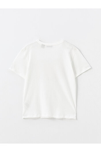 LC Waikiki LCW Women's T-Shirt - Crew Neck, Printed, Short Sleeve