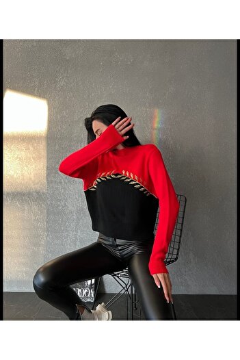 BENASSI Gold Embroidered sweater