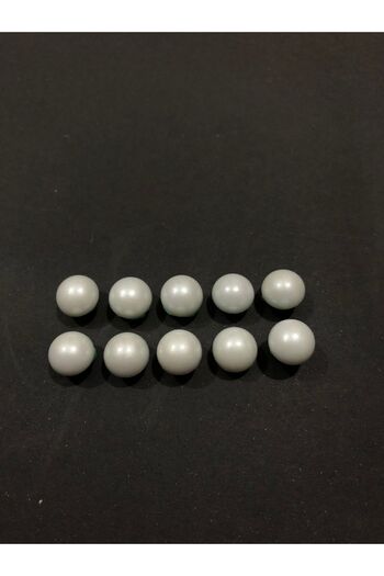 aensia Half Pearl Button Plastic Button 18 Size Buttons - Pack of 10 Buttons