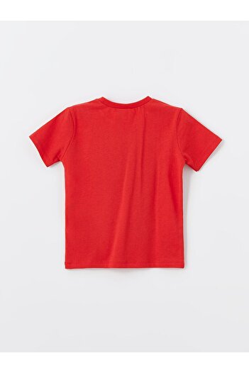 LC Waikiki LCW Baby Boy T-Shirt - Crew Neck, Short Sleeve, Printed