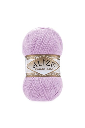 Alize Angora Gold 27 Lilac Hand Knitting Threads Vest Cardigan Thread Scarf Sweater Thread (5 Pieces)