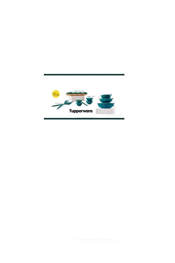 Tupperware Berrak Series Service and Storage Set of 9