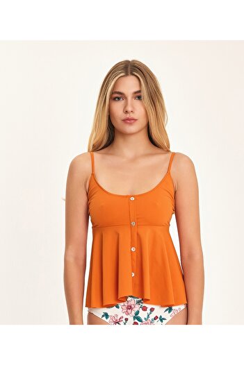 LAPIENO LAPİENO Single Top Tank with Thin Straps and Adjustable