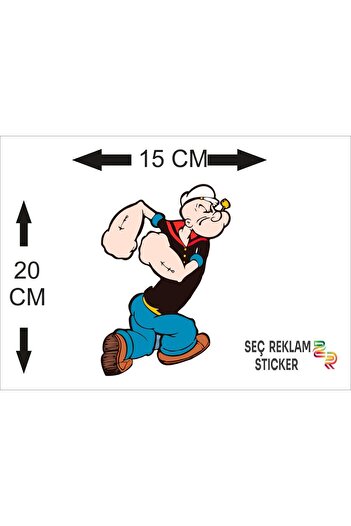 SEÇ Autocolant Popeye Autocolant multifuncțional