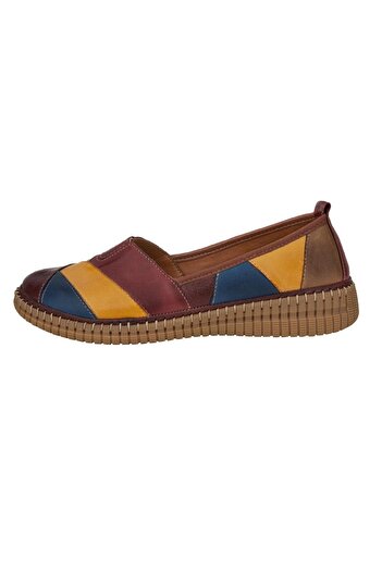 İNZE AYAKKABI Brown Genuine Leather Shoes - Model Name: Rio De Janeiro