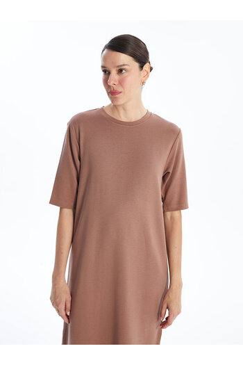 LC Waikiki LCW Women's Dress - Crew Neck, Short Sleeve
