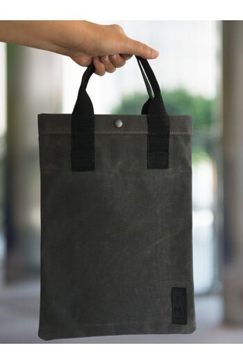 Mi Fama Waxed Canvas Laptop Bag