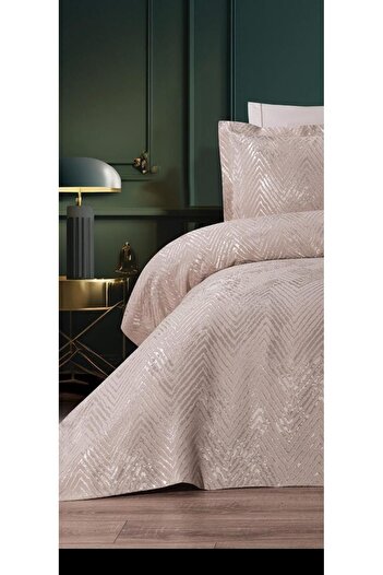 Butikhome by Egemar VEGA DOUBLE PERSONAL SIMPLE MODERN GEOMETRIC PATTERN BED COVER 250X260CM BOXED