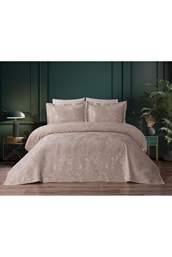 Butikhome by Egemar VEGA DOUBLE PERSONAL SIMPLE MODERN GEOMETRIC PATTERN BED COVER 250X260CM BOXED