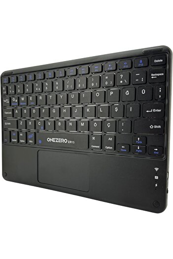 corcishop iPad 7.Nesil 10.2 Uyumlu 3in1 Set Touchpadli Klavye Kılıf Kalem