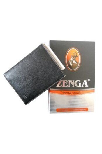 Zenga Original Leather Men's Wallet Thin 708-51 Red-black