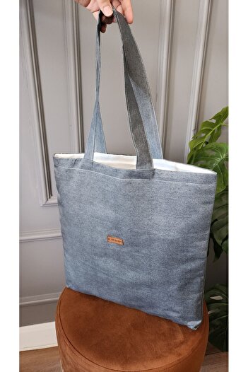ALTINPAMUK Benita Anthracite Multi-Purpose Shoulder Cloth Handbag