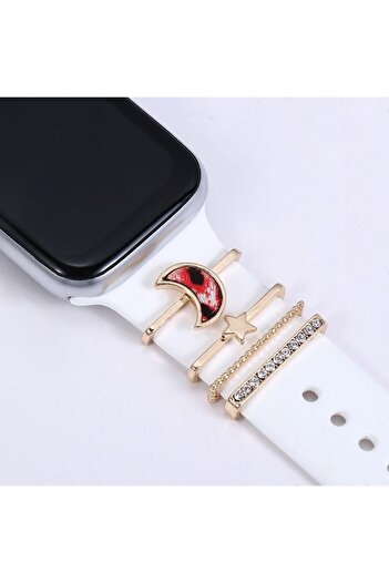 PSGT Moon Fancy Apple Watch Compatible Charm Smart Watch Band Ornament