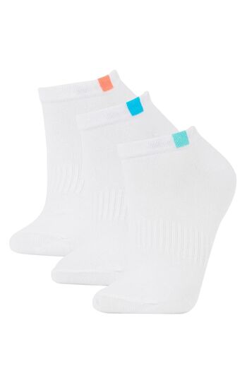 DeFacto Cotton Women's Booties Socks Set of 3 - V5133azns