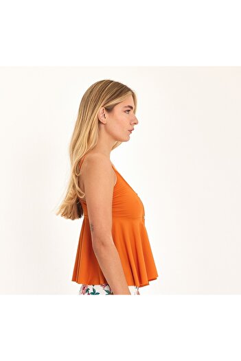 LAPIENO LAPİENO Single Top Tank with Thin Straps and Adjustable