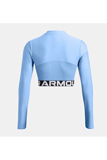 Under Armour Kadın UA HeatGear Rib 1/4 Fermuarlı Uzun Kollu Tişört 1388692-465