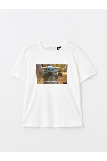 LC Waikiki LCW Women's T-Shirt - Crew Neck, Printed, Short Sleeve