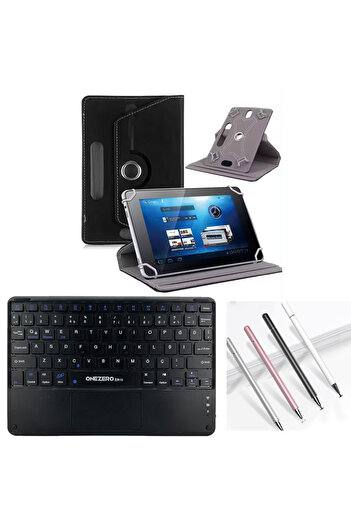 corcishop Poco Pad 12'' Uyumlu 3in1 Set Touchpadli Klavye Kılıf Kalem