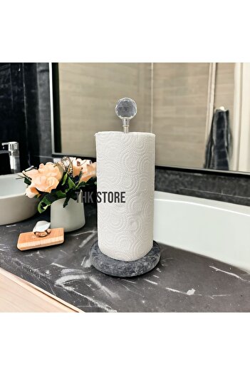 THK STORE Decorative Marble Paper Towel Holder