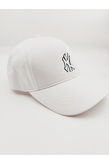 Shuttle Park Унісекс Beyaz White 47 Brand Зігнутий козирок New York Yankees Мікротканина Капелюх