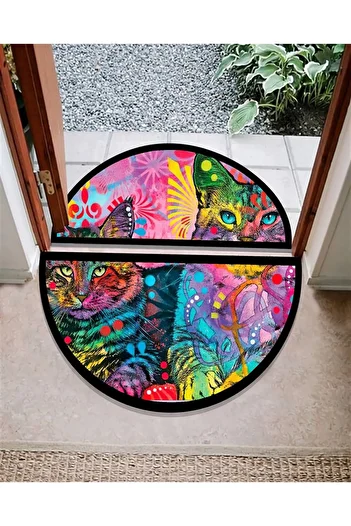 Getcarpet Double Door Mat Door Inner and Door Outside Mat Set