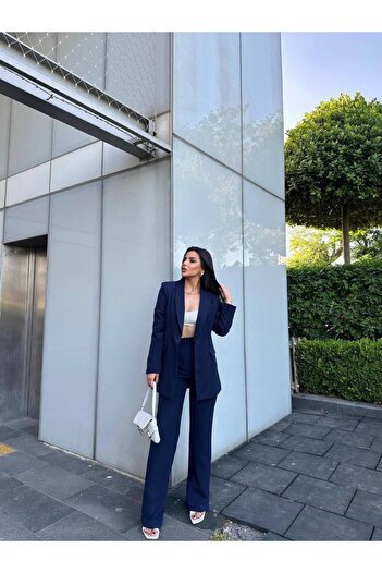 ZF BUTİK Single Button Shawl Collar Suit