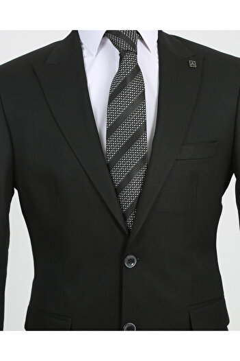 ACTUAL Men's Black Suit - 4055-01