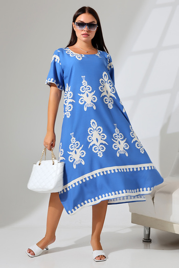 LİKAPA Rochie LİKAPASHOP din viscoză cu mânecă scurtă 2726