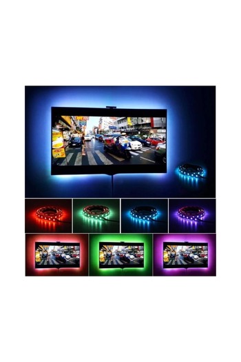 gaman Bluetooth Telefon Kontrollü 16 Renk Kumandalı Tv Arkası Usb  Şerit Led