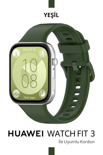 CONOCER Huawei Watch Fit 3 - Fit 4 Band Sport Soft Silicone Band
