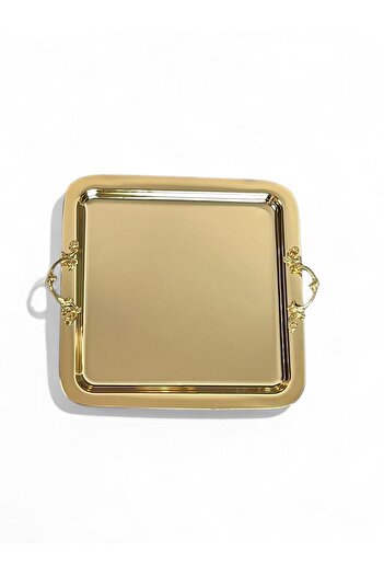 EVSTYLE Gold Square Presentation Tray - Titanium Plated