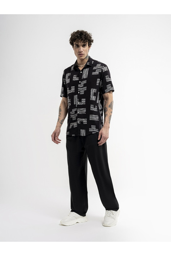 Loft Men's Black Shirt - Lf2035560