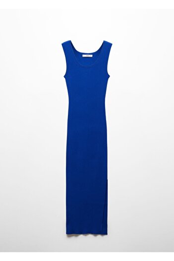 MANGO Woman Lastikli midi elbise