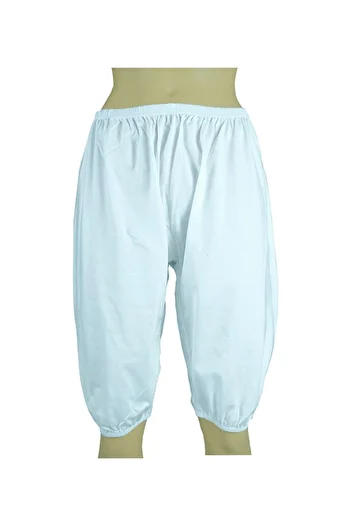 Ceylanoğlu Pantaloni lungi elastici din bumbac pieptănat alb, pachet de 6