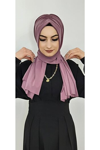 erasra class Gathered Ready Shawl Culoare Liliac