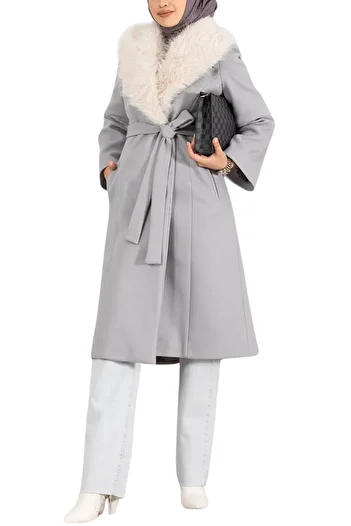MİSS PERRY Belted Long Kachet Coat