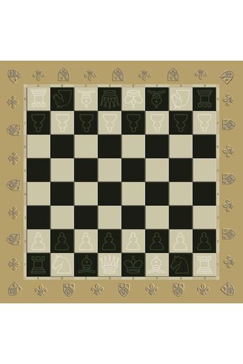Toy Oyuncak Okul Öncesi Wooden Chess Table 30x30 cmStrategy Development Mind and Intelligence Game