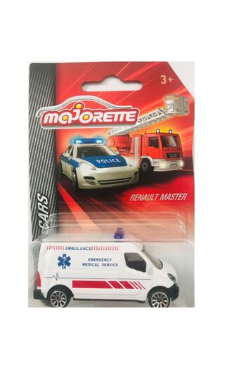 Majorette Majorette SOS Cars Assortment for Ages 3+ Years Old - Assorted Designs