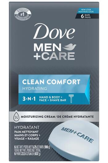 Dove Men Clean Comfort – 6-Teiliges Seifenpaket Für Gesicht Und Körper