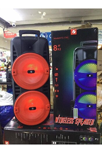 SOONBOX Mikrofonlu Bluetooth Hoparlör 8 Inç Taşınabilir Speaker Outdoor Parti Hoparlörü