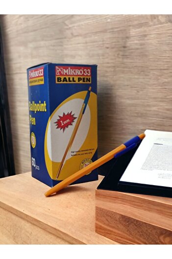 Mikro Blue 33 Ballpoint Pen - Pack of 60